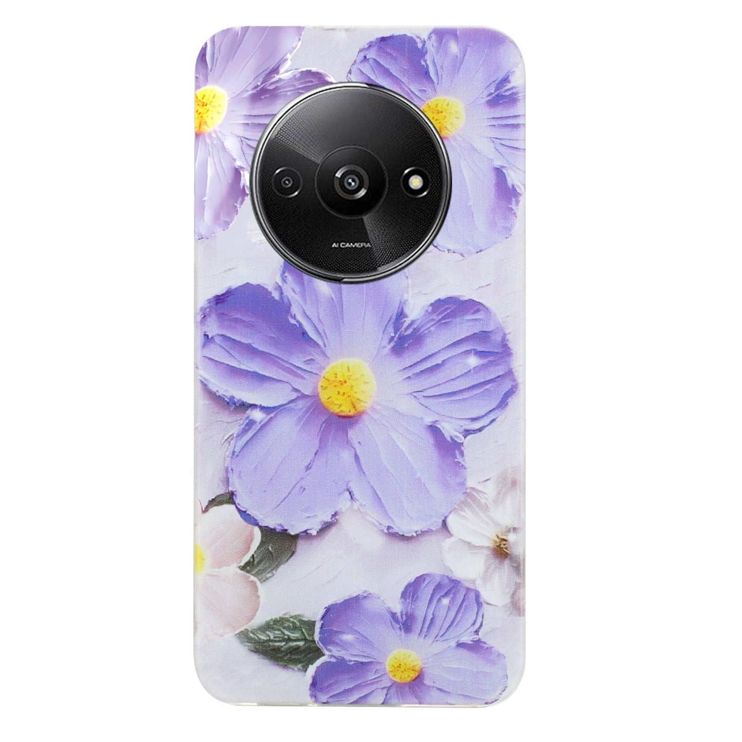 Xiaomi Redmi A3 TPU Phone Case - Artistic Butterfly, Floral, and Cat Designs with Full Protection & Precise Cutouts