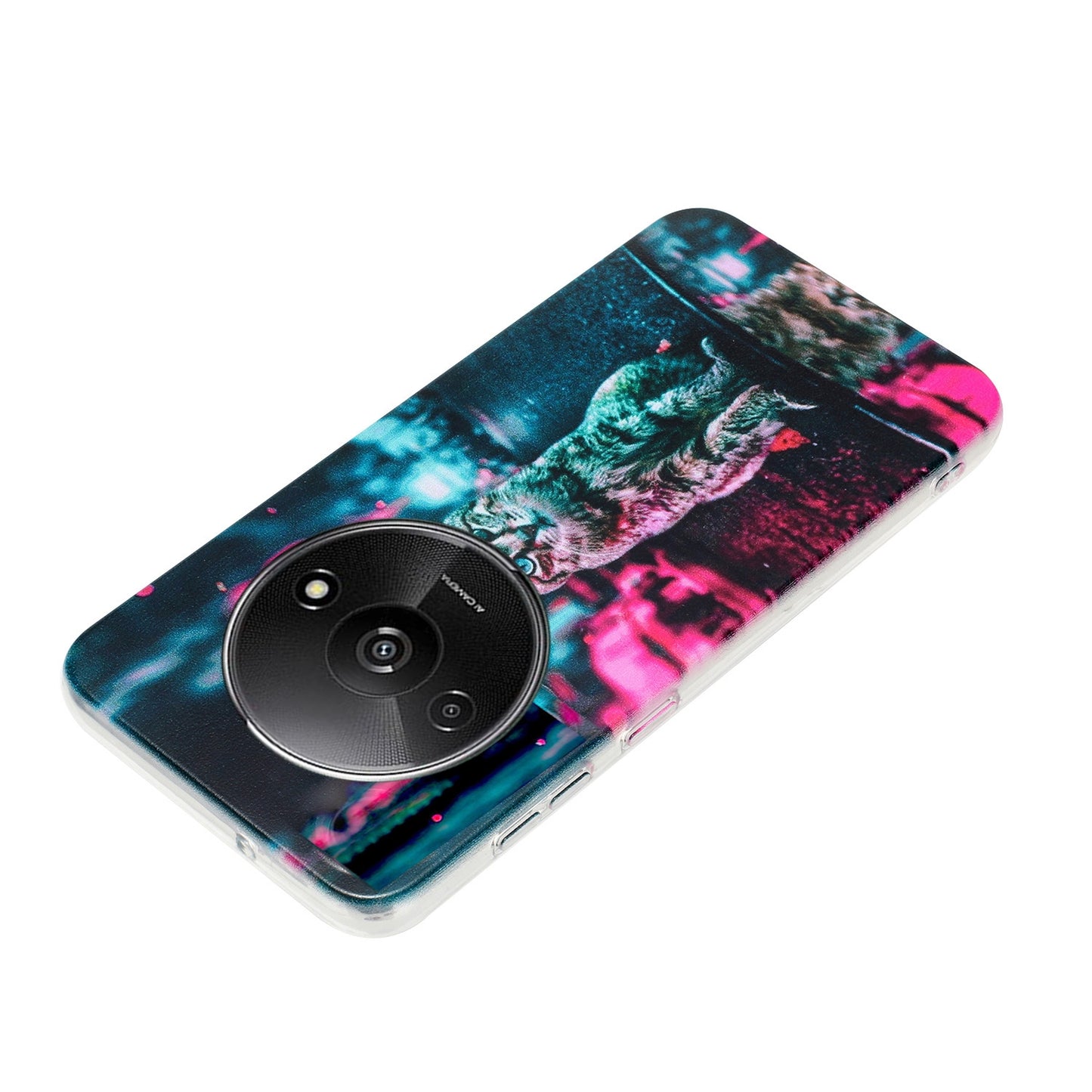 Xiaomi Redmi A3 TPU Phone Case - Artistic Butterfly, Floral, and Cat Designs with Full Protection & Precise Cutouts