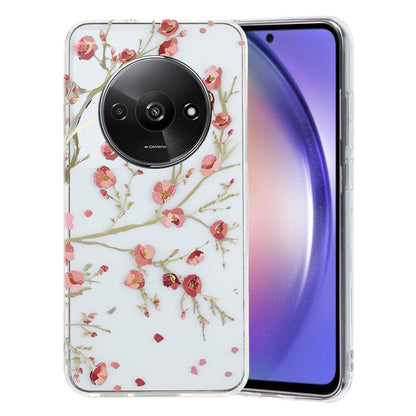 Xiaomi Redmi A3 TPU Phone Case - Artistic Butterfly, Floral, and Cat Designs with Full Protection & Precise Cutouts