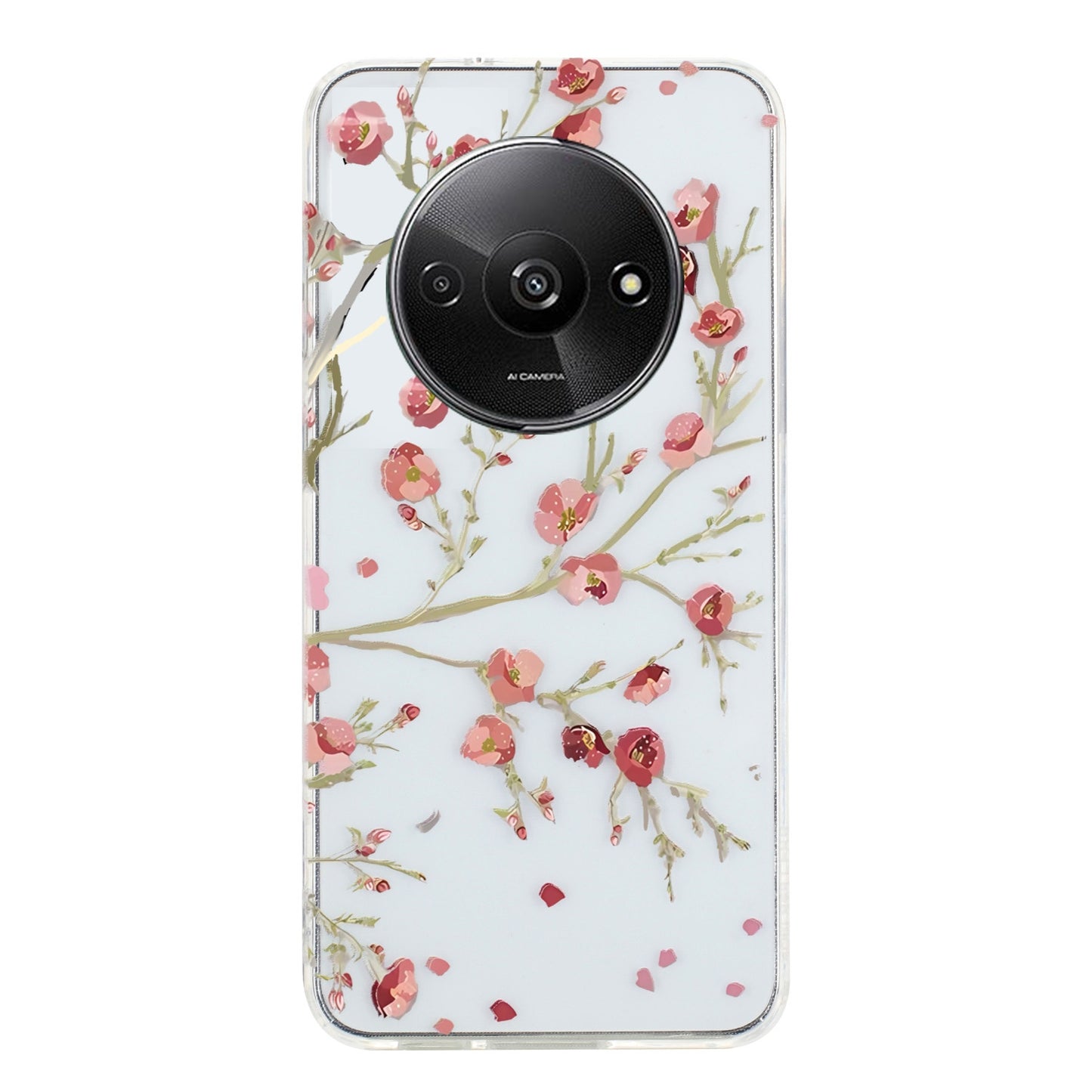 Xiaomi Redmi A3 TPU Phone Case - Artistic Butterfly, Floral, and Cat Designs with Full Protection & Precise Cutouts