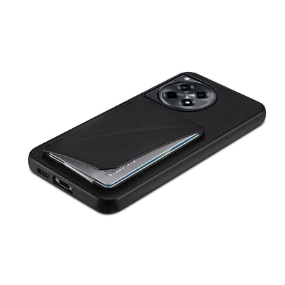 OnePlus Ace 3 Calf Texture Leather Case with Dual Card Slots and Stand Function