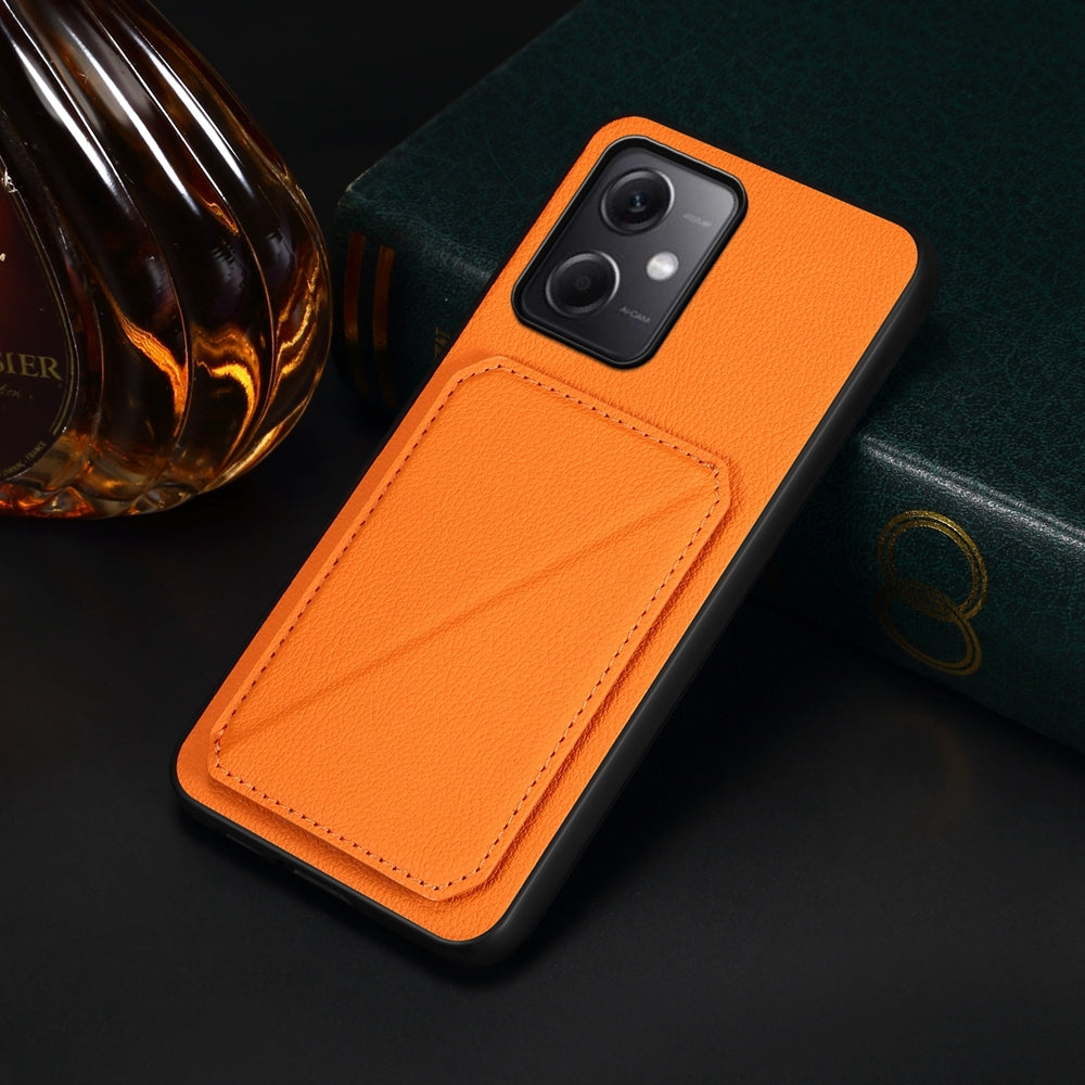 Xiaomi Note 12 5G Calf Texture Leather Case with Dual Card Slots and Stand Function