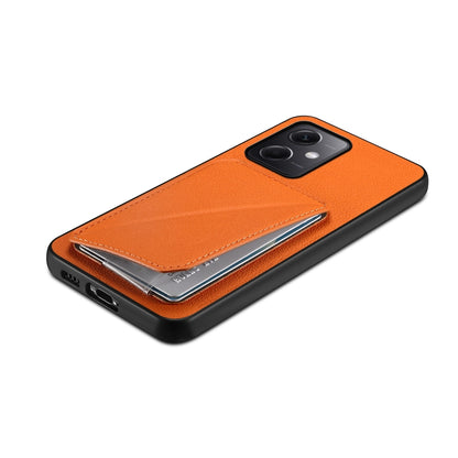 Xiaomi Note 12 5G Calf Texture Leather Case with Dual Card Slots and Stand Function