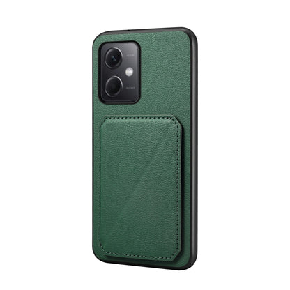 Xiaomi Note 12 5G Calf Texture Leather Case with Dual Card Slots and Stand Function