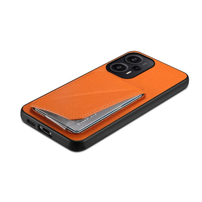 Xiaomi Redmi Note 12 Turbo Calf Texture Leather Case with Dual Card Slots and Stand Function