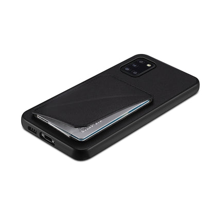 Samsung Galaxy A31 4G Calf Texture Leather Case with Dual Card Slots and Stand Function