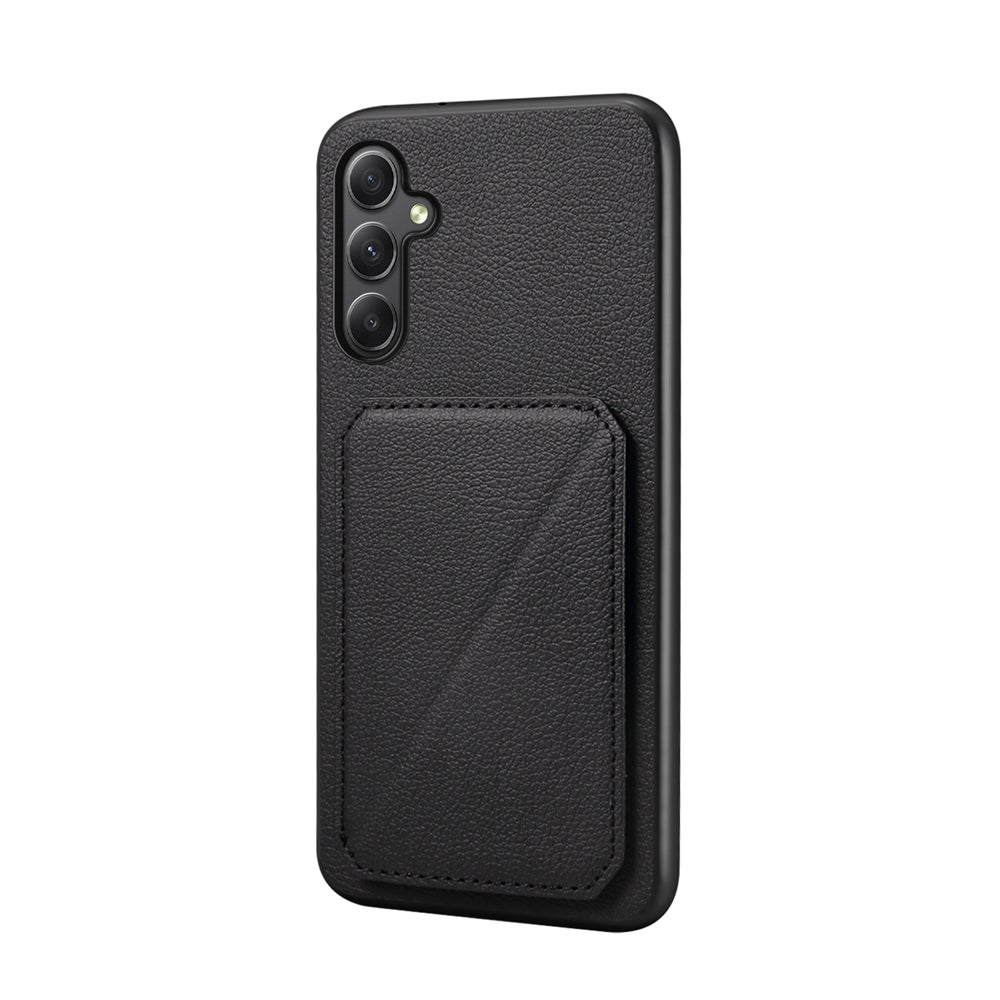 Samsung Galaxy A24 5G Calf Texture Leather Case with Dual Card Slots and Stand Function