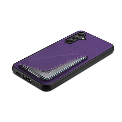 Samsung Galaxy A24 5G Calf Texture Leather Case with Dual Card Slots and Stand Function