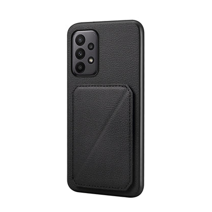 Samsung Galaxy A23 Calf Texture Leather Case with Dual Card Slots and Stand Function