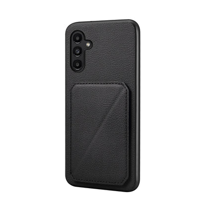 Samsung Galaxy A14 Calf Texture Leather Case with Dual Card Slots and Stand Function