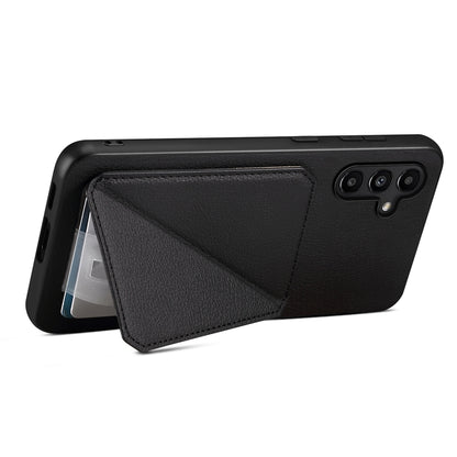 Samsung Galaxy A14 Calf Texture Leather Case with Dual Card Slots and Stand Function