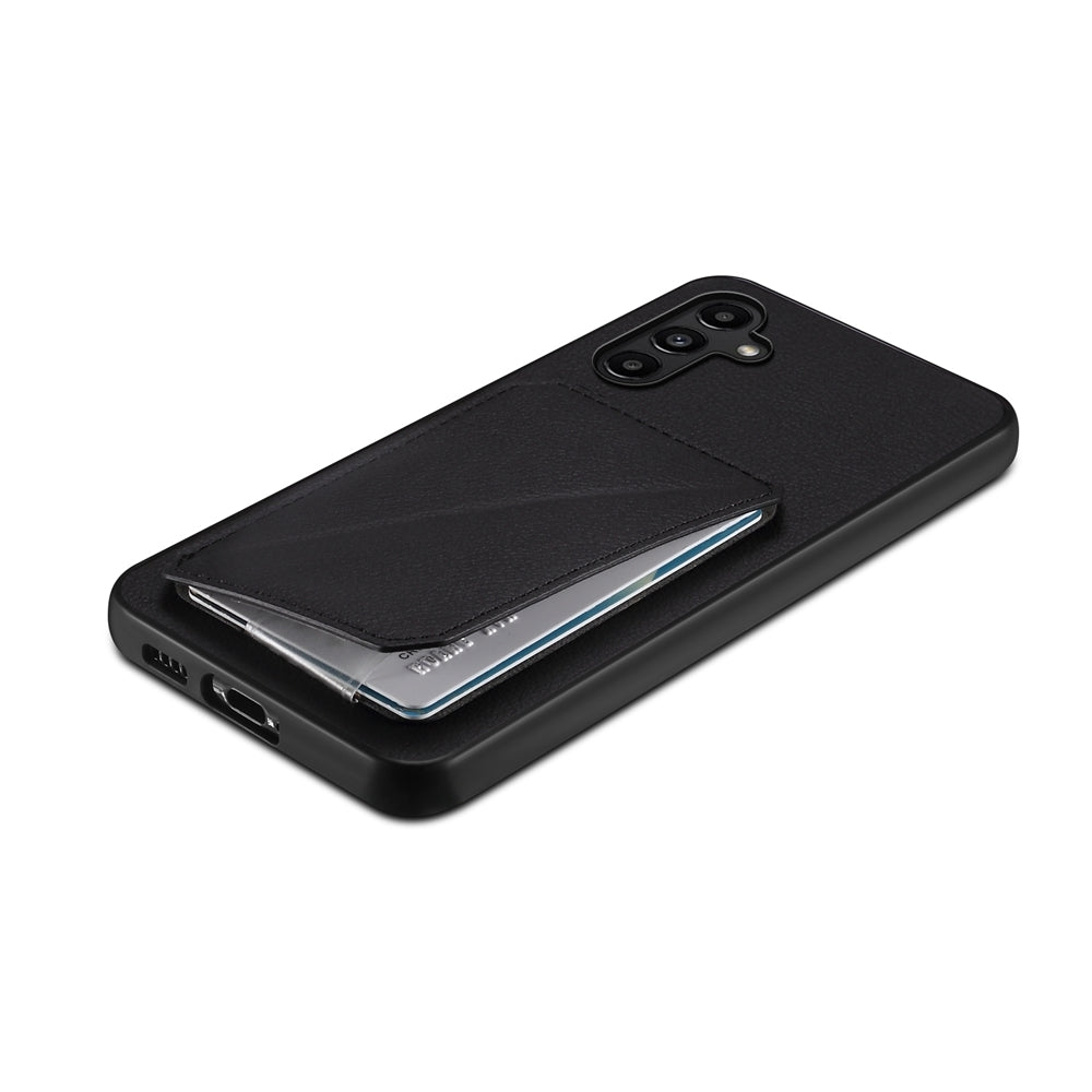 Samsung Galaxy A14 Calf Texture Leather Case with Dual Card Slots and Stand Function