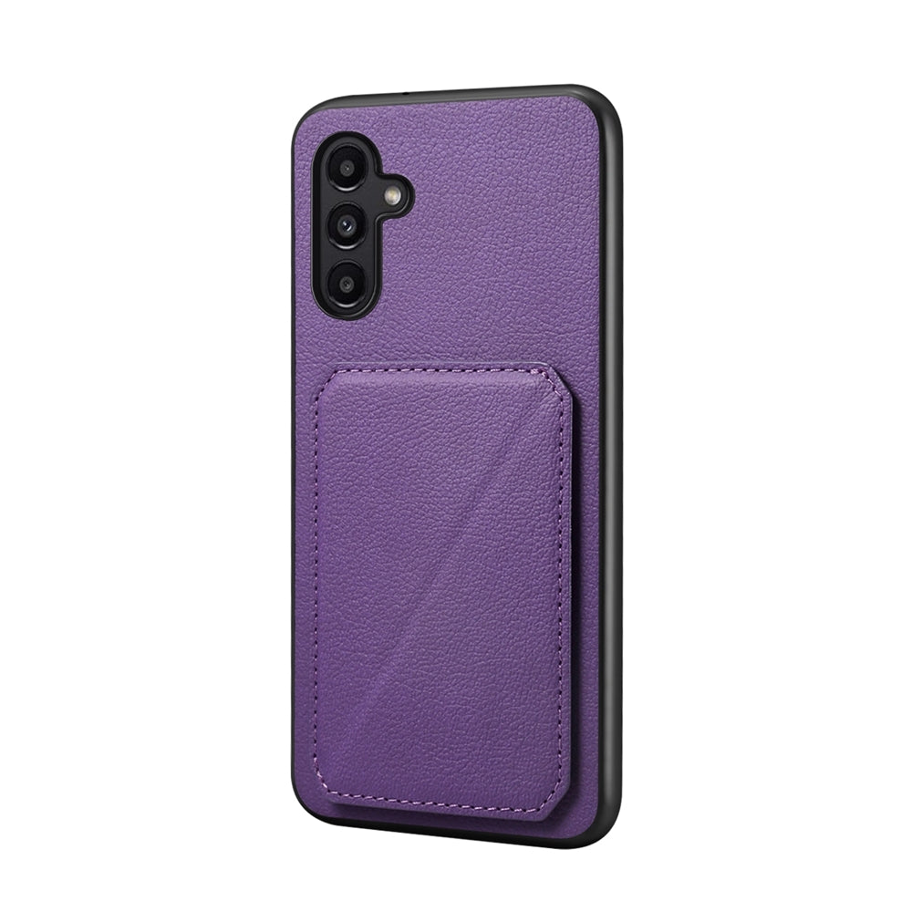 Samsung Galaxy A14 Calf Texture Leather Case with Dual Card Slots and Stand Function