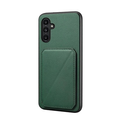 Samsung Galaxy A14 Calf Texture Leather Case with Dual Card Slots and Stand Function