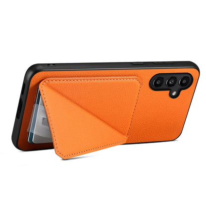 Samsung Galaxy A13 5G Calf Texture Leather Case with Dual Card Slots and Stand Function