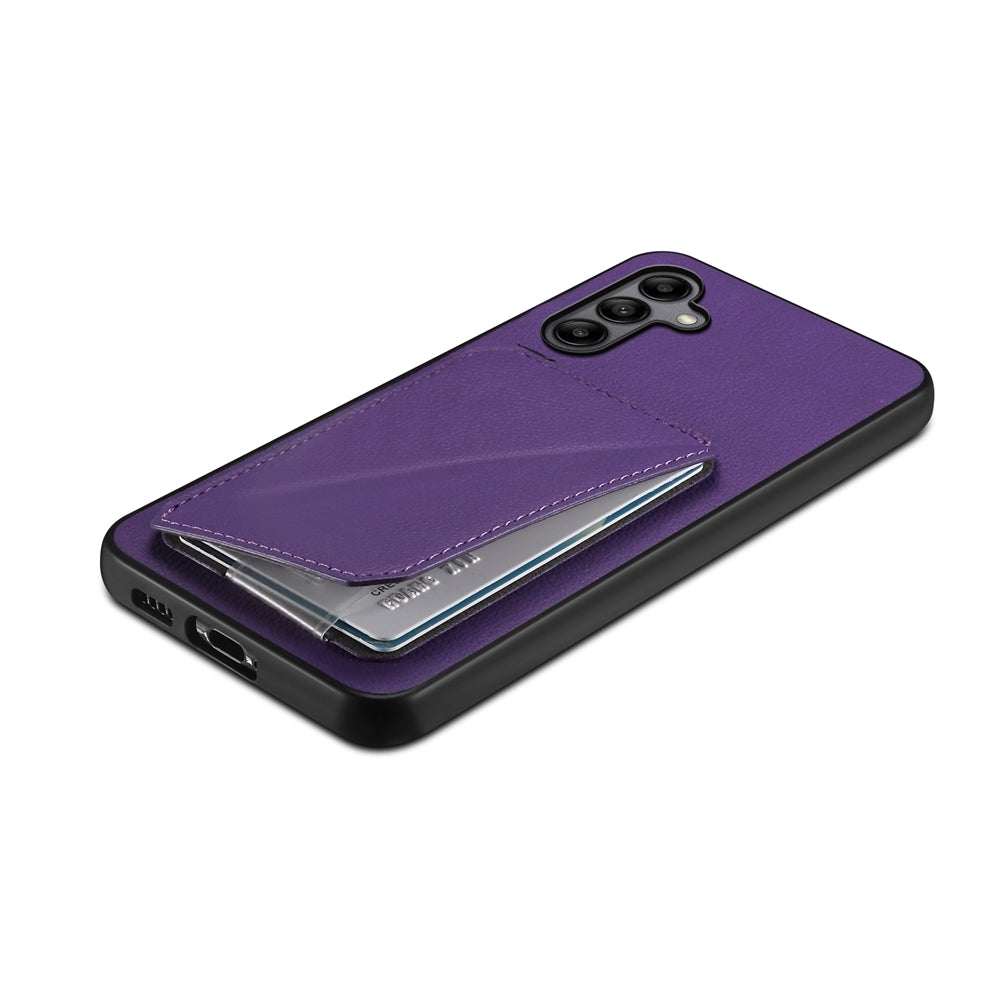 Samsung Galaxy A05s Calf Texture Leather Case with Dual Card Slots and Stand Function