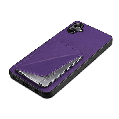 Samsung Galaxy A05 Calf Texture Leather Case with Dual Card Slots and Stand Function