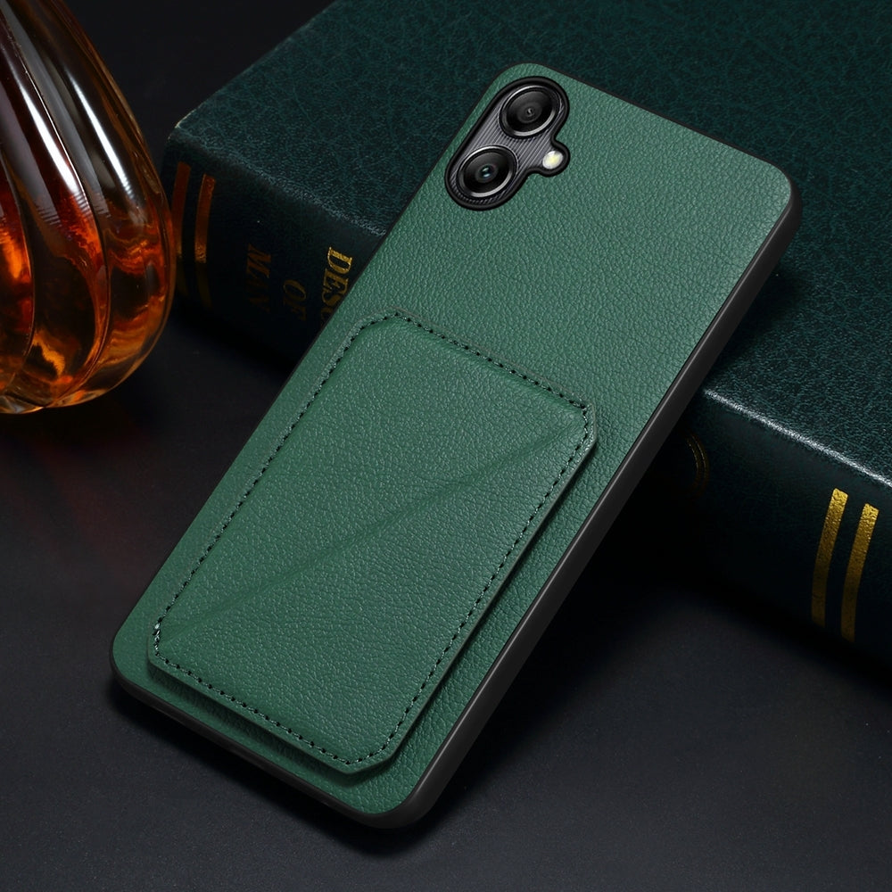 Samsung Galaxy A05 Calf Texture Leather Case with Dual Card Slots and Stand Function