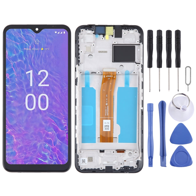 Nokia C210 OEM LCD Screen Digitizer Assembly with Frame - Full Replacement Part for Cracked Displays