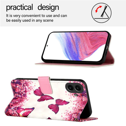 Nothing CMF Phone 1 Leather Flip Phone Case with 3D Painted Design, Card Holder, Wallet & Stand Function - Durable Protection & Easy Access