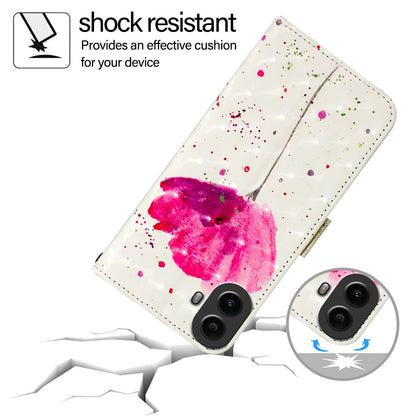 Nothing CMF Phone 1 Leather Flip Phone Case with 3D Painted Design, Card Holder, Wallet & Stand Function - Durable Protection & Easy Access