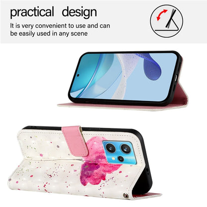 Realme 9 4G Global Leather Flip Phone Case with 3D Painted Design, Card Holder, Wallet & Stand Function - Durable Protection & Easy Access