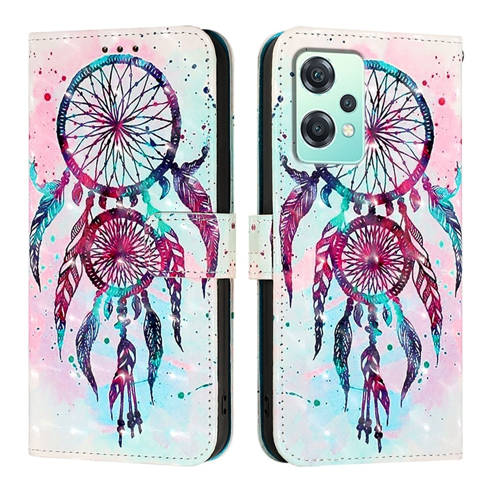 Realme 9 5G EU Leather Flip Phone Case with 3D Painted Design, Card Holder, Wallet & Stand Function - Durable Protection & Easy Access