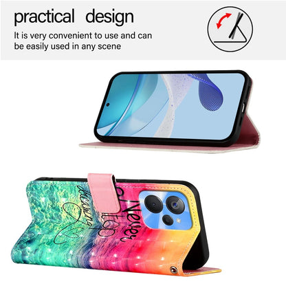 Realme 10s Leather Flip Phone Case with 3D Painted Design, Card Holder, Wallet & Stand Function - Durable Protection & Easy Access