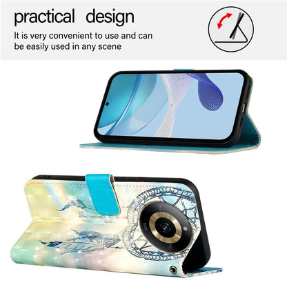 Realme 11 4G Global Leather Flip Phone Case with 3D Painted Design, Card Holder, Wallet & Stand Function - Durable Protection & Easy Access