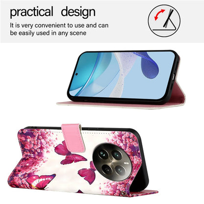 Realme 12 Pro Leather Flip Phone Case with 3D Painted Design, Card Holder, Wallet & Stand Function - Durable Protection & Easy Access