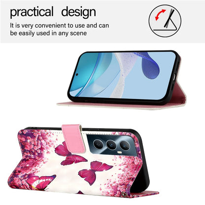 Realme C65 4G Global Leather Flip Phone Case with 3D Painted Design, Card Holder, Wallet & Stand Function - Durable Protection & Easy Access