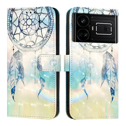 Realme GT Neo 5G Leather Flip Phone Case with 3D Painted Design, Card Holder, Wallet & Stand Function - Durable Protection & Easy Access