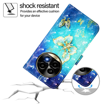 Realme 13 Pro 5G Leather Flip Phone Case with 3D Painted Design, Card Holder, Wallet & Stand Function - Durable Protection & Easy Access