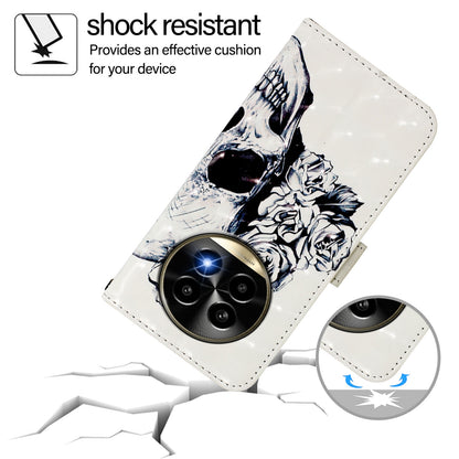 Realme 13 Pro+ 5G Leather Flip Phone Case with 3D Painted Design, Card Holder, Wallet & Stand Function - Durable Protection & Easy Access