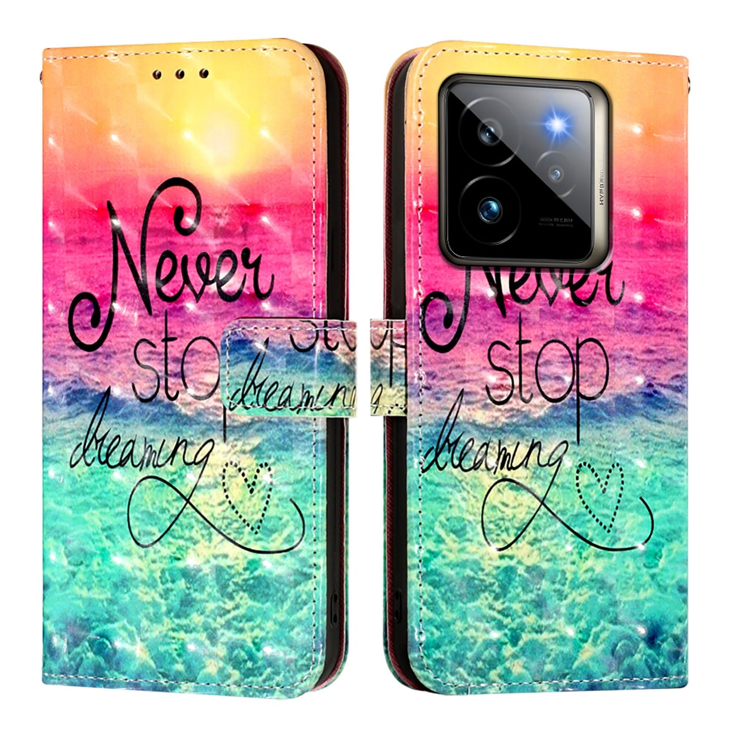 Realme GT7 Pro 5G Leather Flip Phone Case with 3D Painted Design, Card Holder, Wallet & Stand Function - Durable Protection & Easy Access