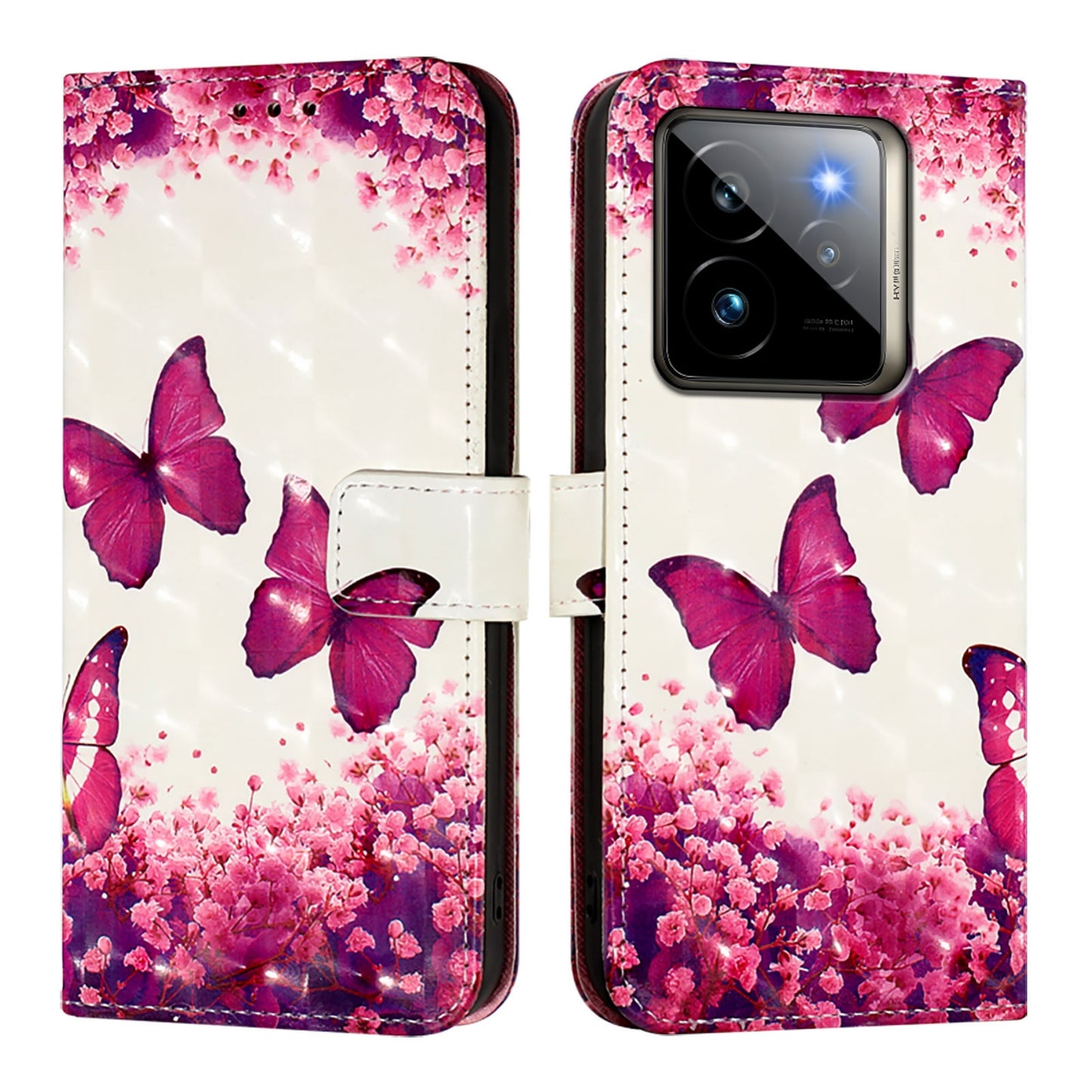 Realme GT7 Pro 5G Leather Flip Phone Case with 3D Painted Design, Card Holder, Wallet & Stand Function - Durable Protection & Easy Access