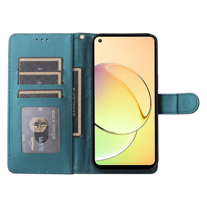 Realme 10 4G Diamond Lattice Leather Flip Phone Case - Durable and Convenient Holder with Precision Cutouts