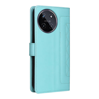 Realme 11 4G Diamond Lattice Leather Flip Phone Case - Durable and Convenient Holder with Precision Cutouts