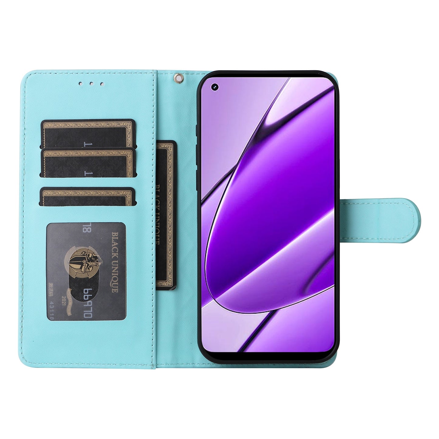 Realme 11 4G Diamond Lattice Leather Flip Phone Case - Durable and Convenient Holder with Precision Cutouts