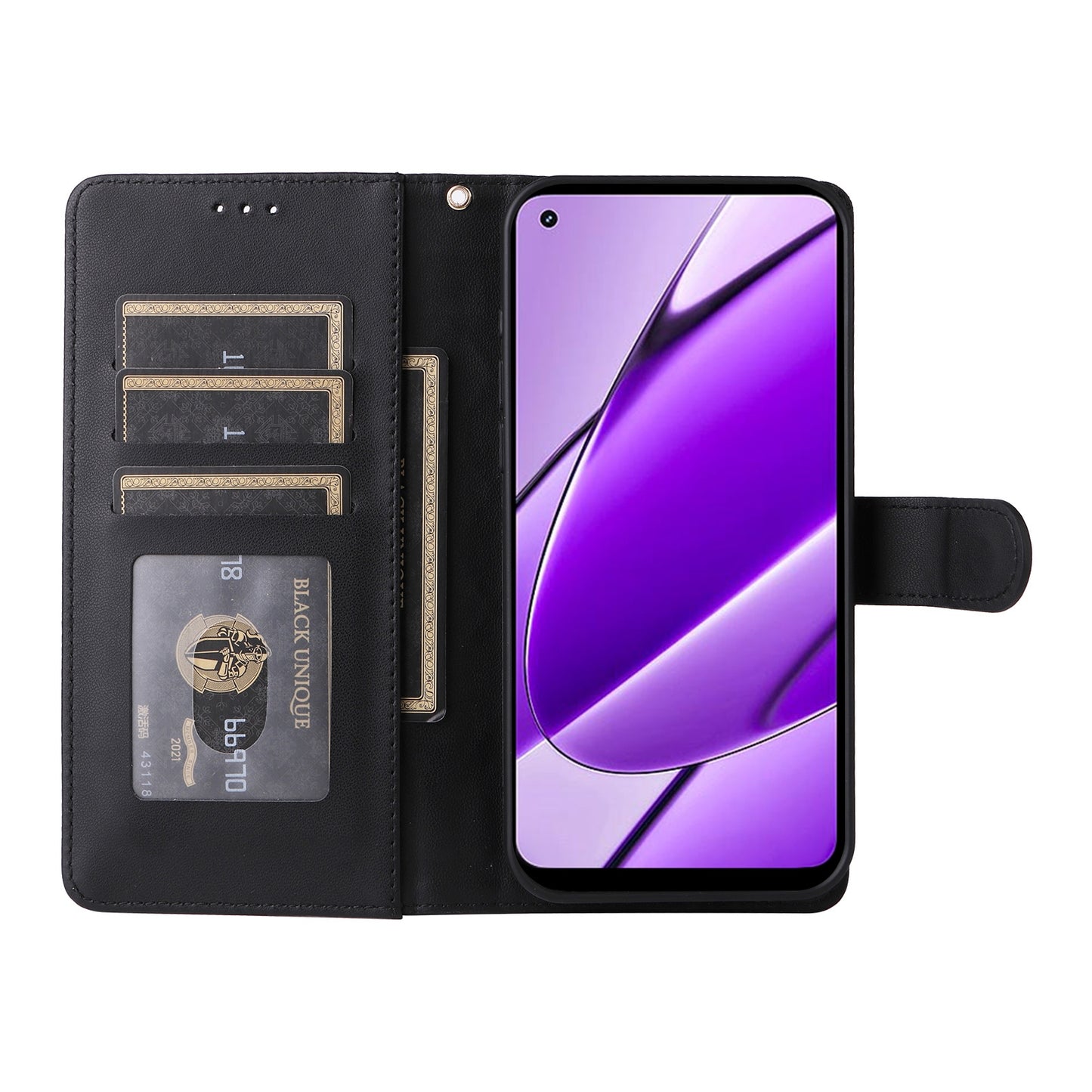 Realme 11 4G Diamond Lattice Leather Flip Phone Case - Durable and Convenient Holder with Precision Cutouts