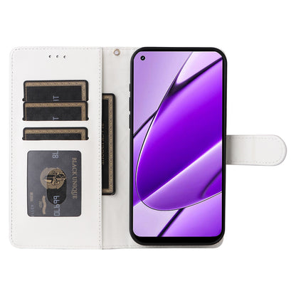 Realme 11 5G Diamond Lattice Leather Flip Phone Case - Durable and Convenient Holder with Precision Cutouts