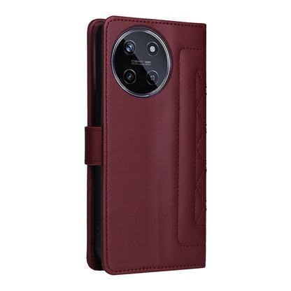 Realme 11 5G Diamond Lattice Leather Flip Phone Case - Durable and Convenient Holder with Precision Cutouts