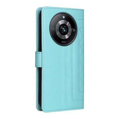 Realme 11 Pro+ Diamond Lattice Leather Flip Phone Case - Durable and Convenient Holder with Precision Cutouts