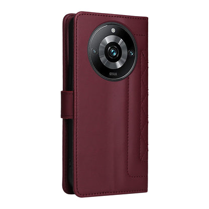 Realme 11 Pro+ Diamond Lattice Leather Flip Phone Case - Durable and Convenient Holder with Precision Cutouts
