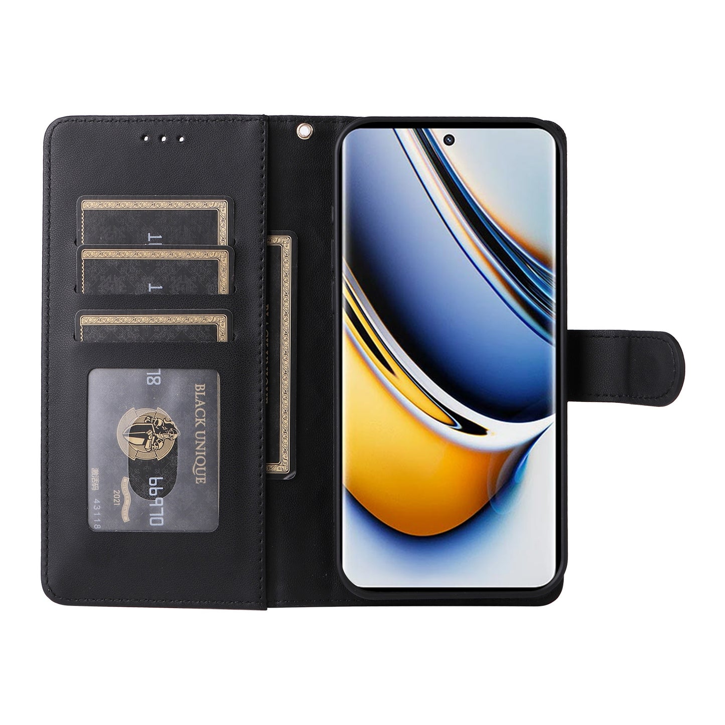 Realme 11 Pro+ Diamond Lattice Leather Flip Phone Case - Durable and Convenient Holder with Precision Cutouts