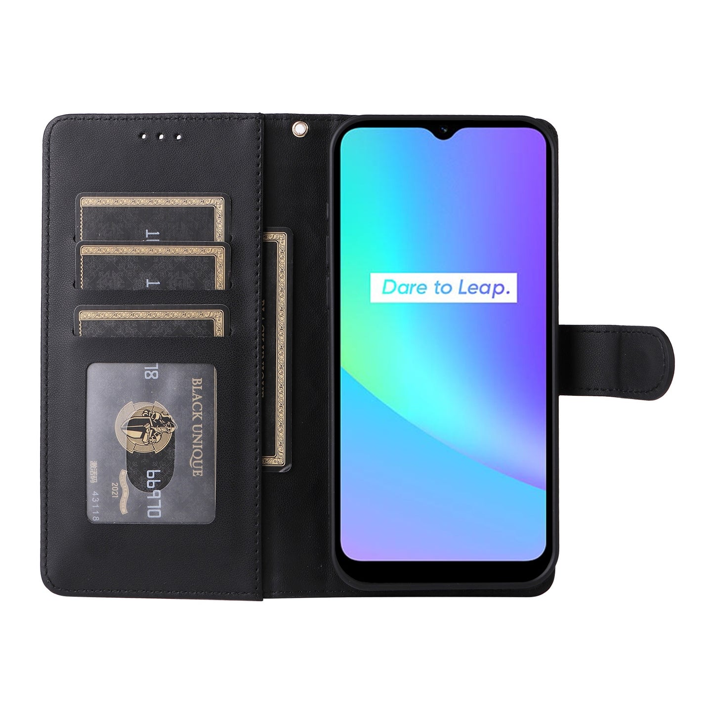 Realme C15 / C25 / 7i Diamond Lattice Leather Flip Phone Case - Durable and Convenient Holder with Precision Cutouts