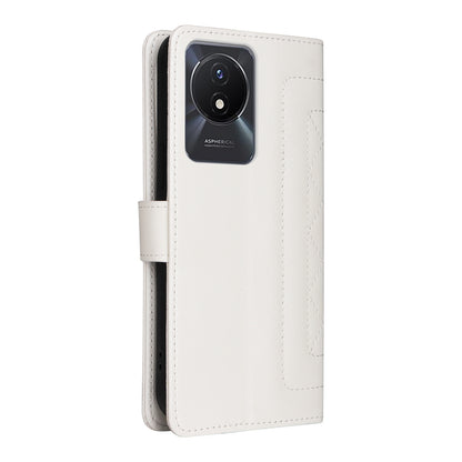vivo Y02 Diamond Lattice Leather Flip Phone Case - Durable and Convenient Holder with Precision Cutouts