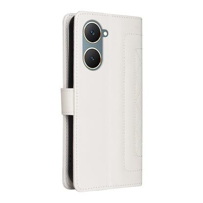vivo Y03 Diamond Lattice Leather Flip Phone Case - Durable and Convenient Holder with Precision Cutouts