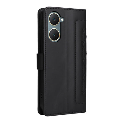 vivo Y03 Diamond Lattice Leather Flip Phone Case - Durable and Convenient Holder with Precision Cutouts
