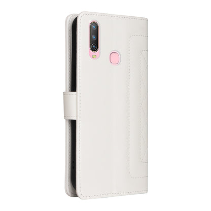 For vivo Y3 / Y17 Diamond Lattice Leather Flip Phone Case - Durable and Convenient Holder with Precision Cutouts